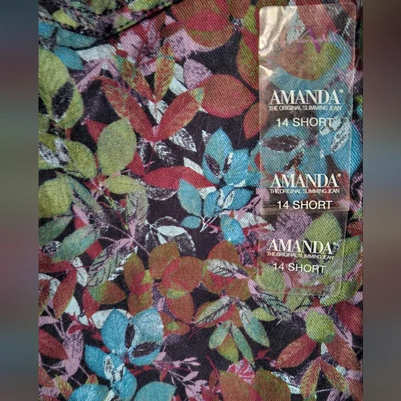 Gloria Vanderbilt Multicolor Floral Women's Chinos - Picture 4 of 6